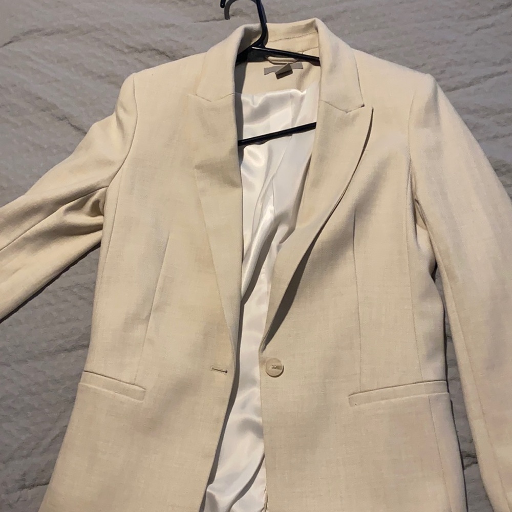 H&M Cream Blazar